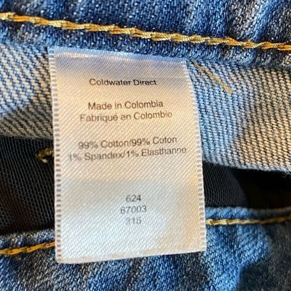 Coldwater Creek Sz 10 Blue Curvy Denim Casual Rustic Cotton Jeans - Picture 7 of 7